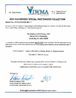 Appendix H-1 VIWMA sewerage disposal