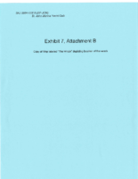 Exhibit 7, Attachment B