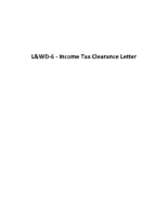 Form L&WD – 6 WATER